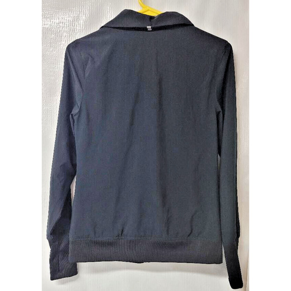 FILA Women Athletic Jacket Windbreaker Moisture Wicking Black Zip Up - XS - Picture 2 of 10